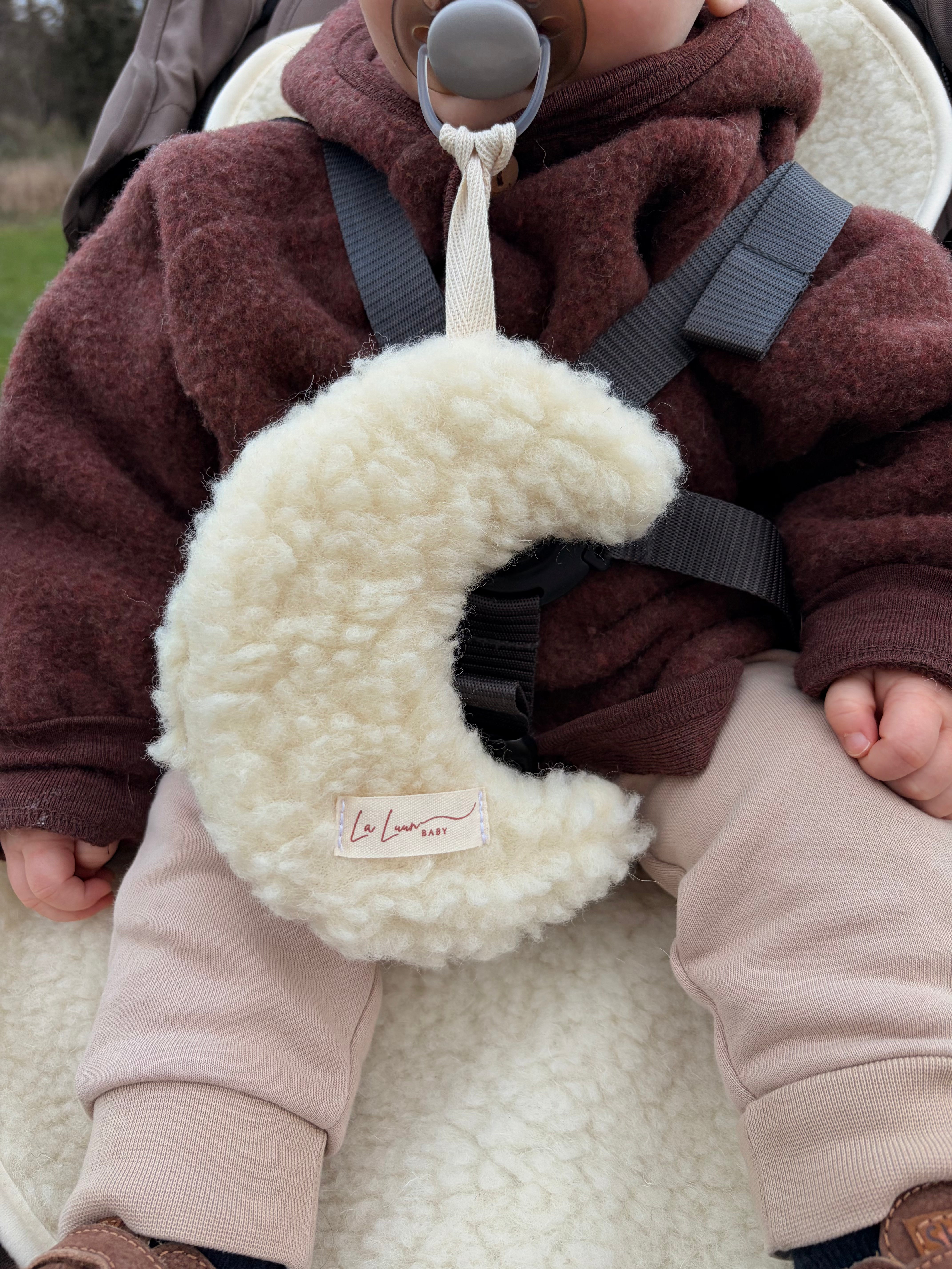 Speendoek maantje 100% merinowol - La Luun baby