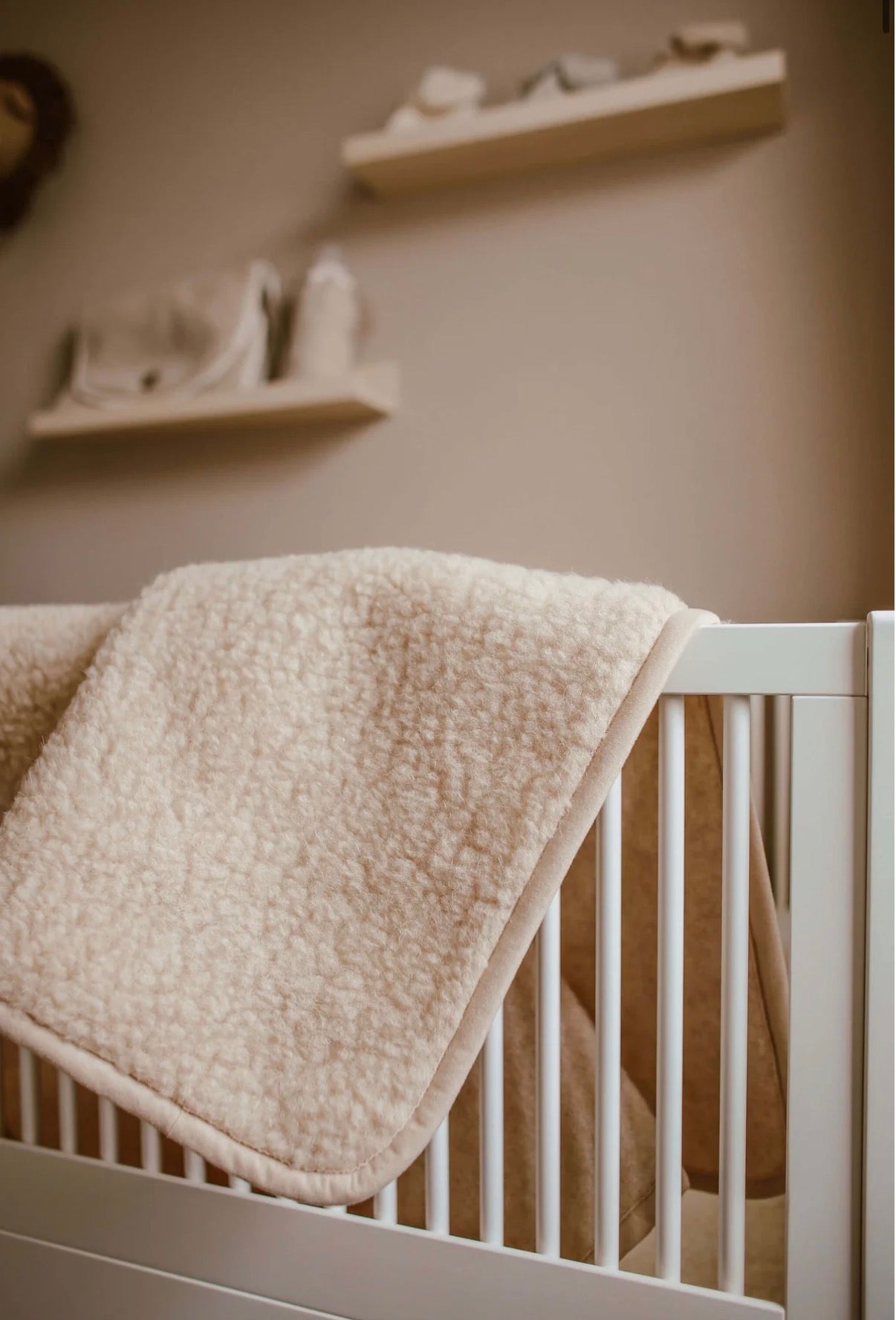 Baby deken tumbled van merinowol - Kico label