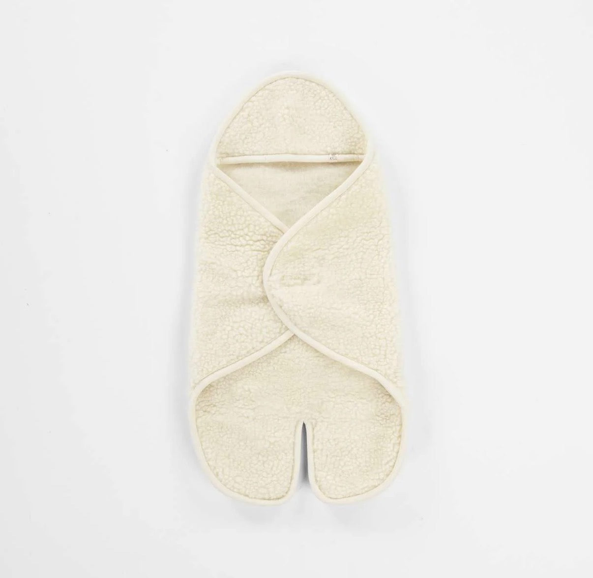 Baby wikkeldeken met voetjes en capuchon merinowol - Kico label