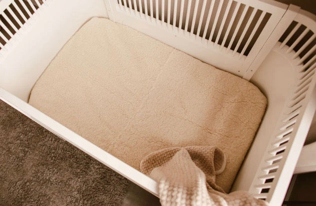 Hoeslaken kinderbed van merinowol