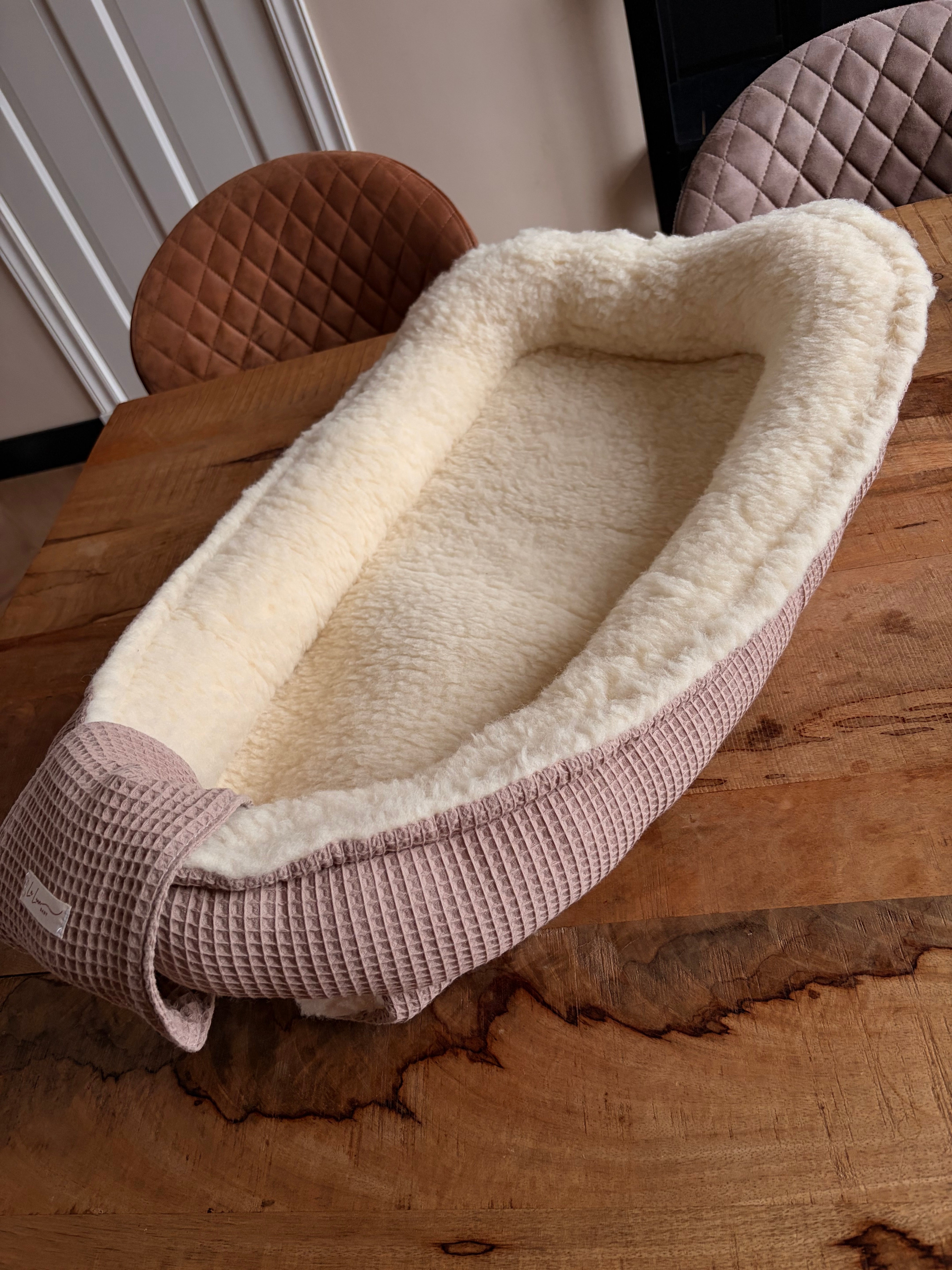 Babynestje binnenzijde 100% merinowol - La Luun baby