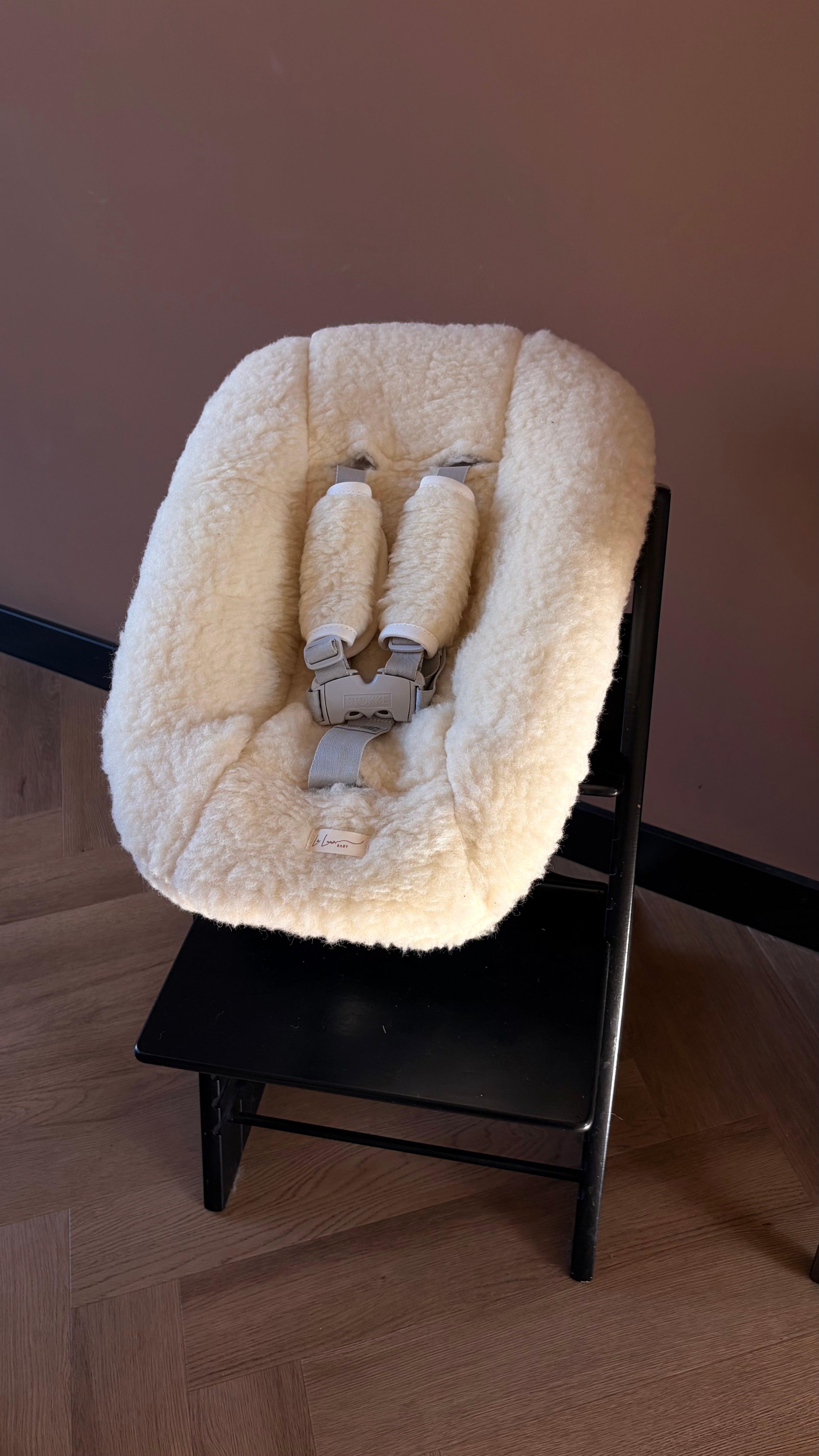 Newbornhoes Stokke tripp trapp 100% merinowol - La Luun baby