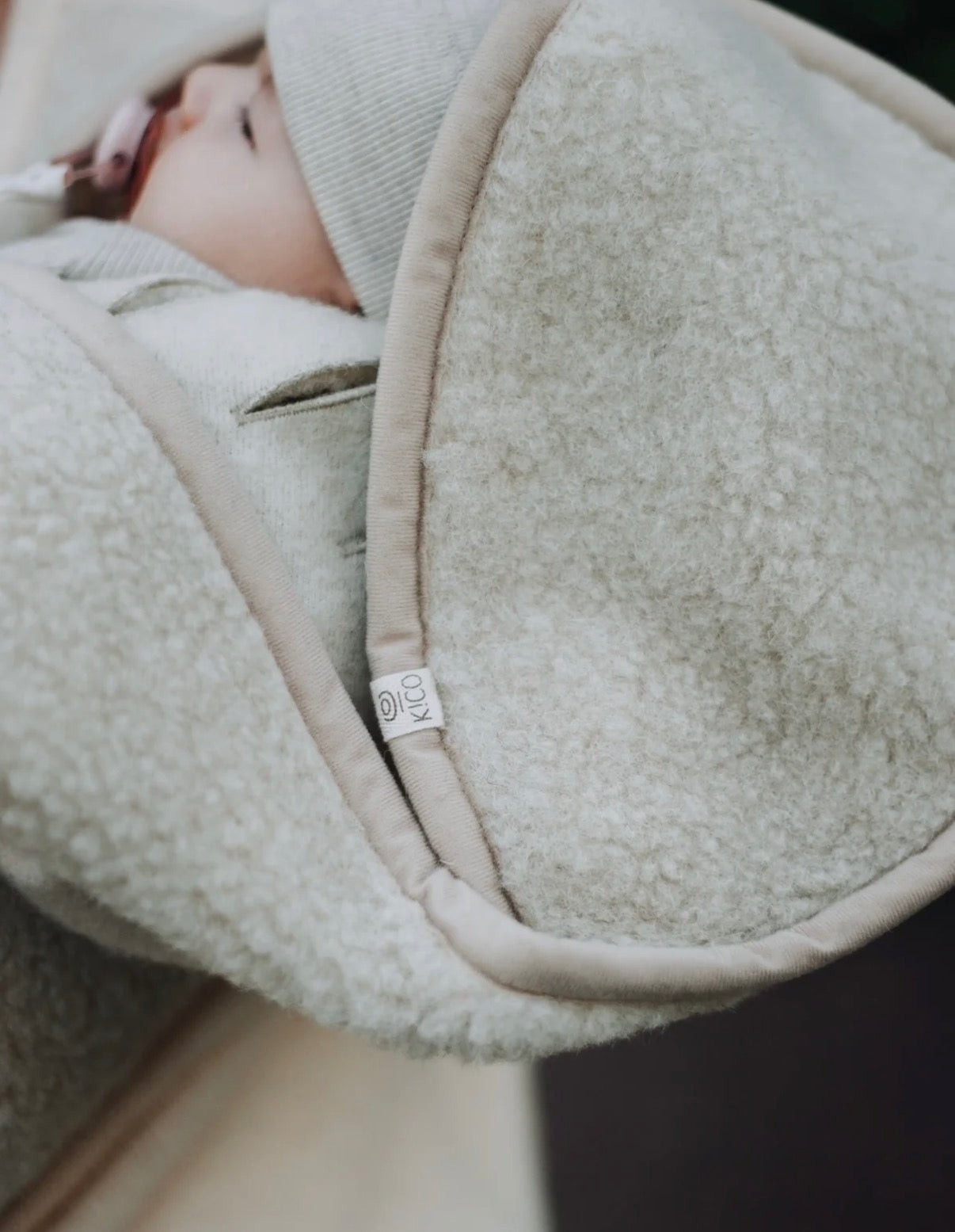 Baby wikkeldeken merinowol - Kico label