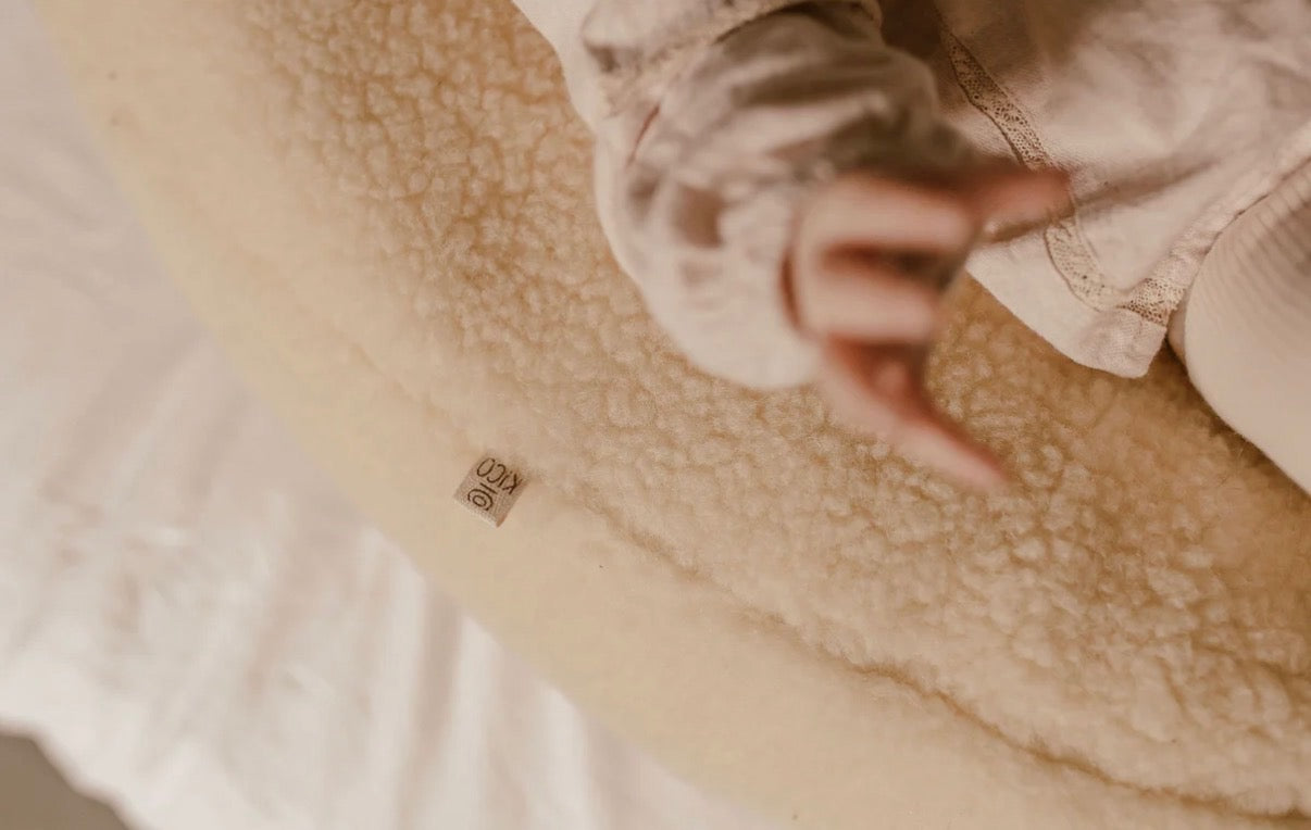 Voedingskussenhoes van merinowol 43x63 CM - Kico label